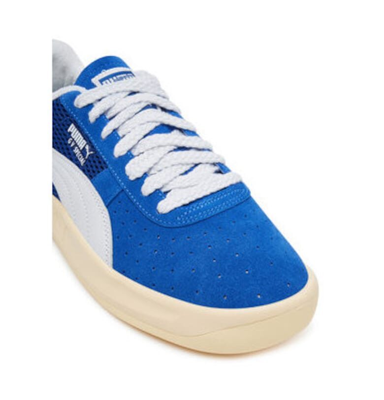 Мъжки спортни обувки - 399841 -  Естествена кожа - Син Puma