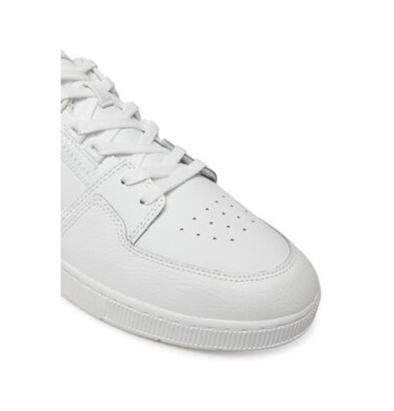 Мъжки спортни обувки - 748SMA0016 -  Естествена кожа - Бял - Бял Lacoste