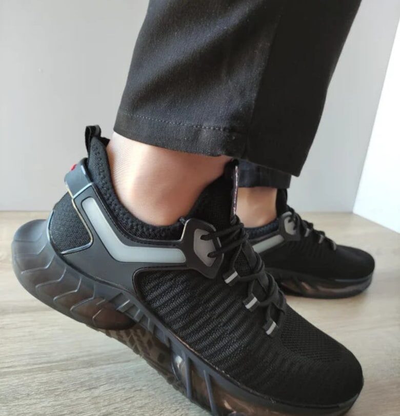 Мъжки спортни обувки  B100-Cl23611 черни - Черно - Черен GORETTI