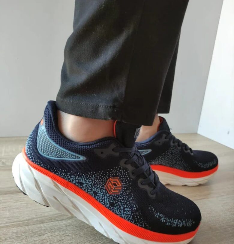 Мъжки спортни обувки  B100-Cl25226 Тъмносин + Оранжев - Тъмносин - Тъмносин GORETTI