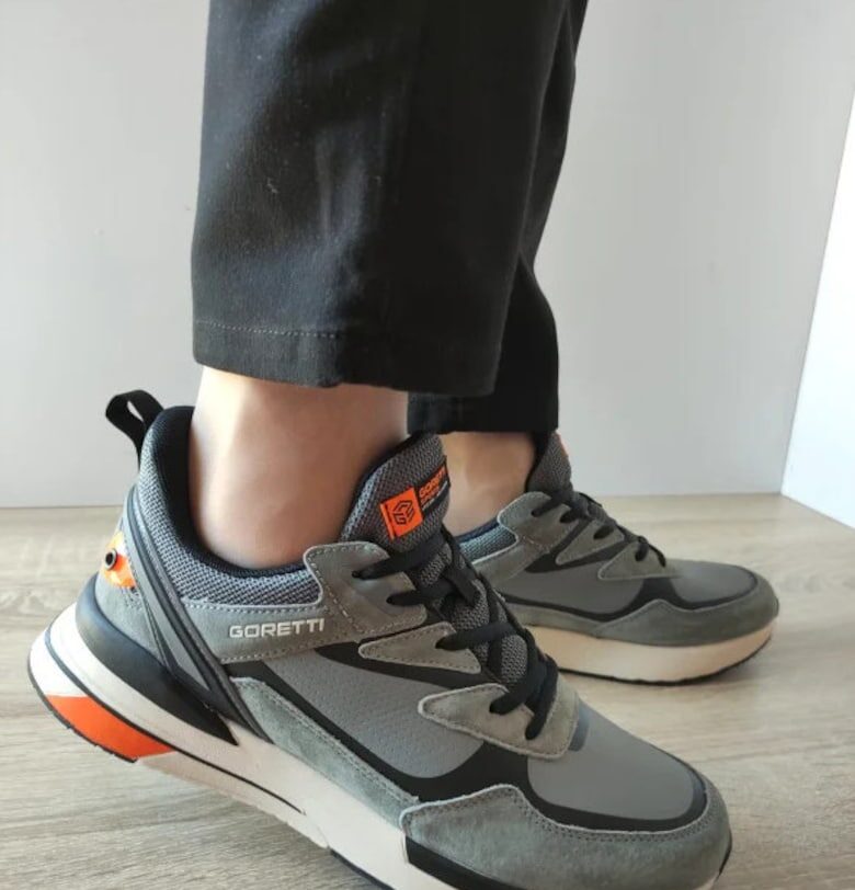 Мъжки спортни обувки  B100-Cl28002 Сиви - Сиви - Сив GORETTI