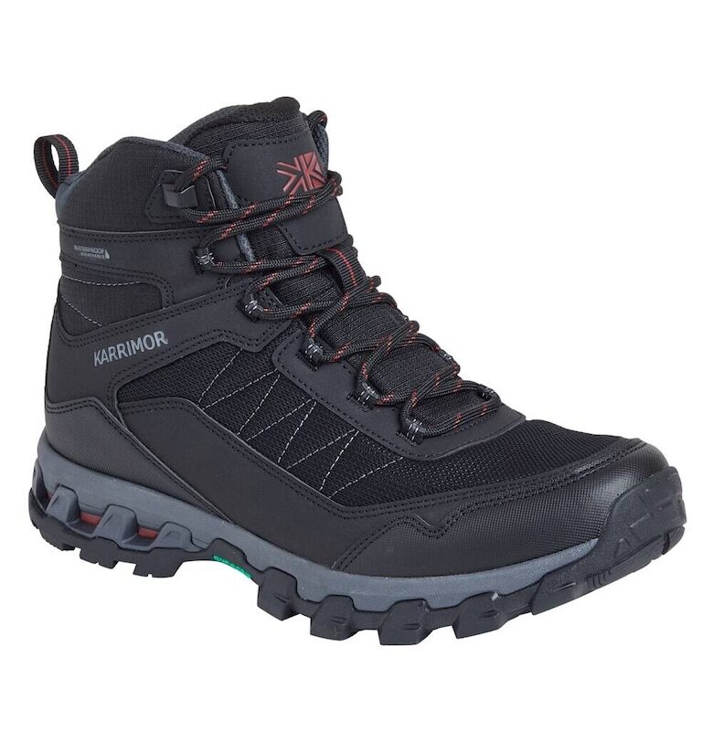 Мъжки спортни обувки  Exmoor Mid - черни - трекинг Karrimor