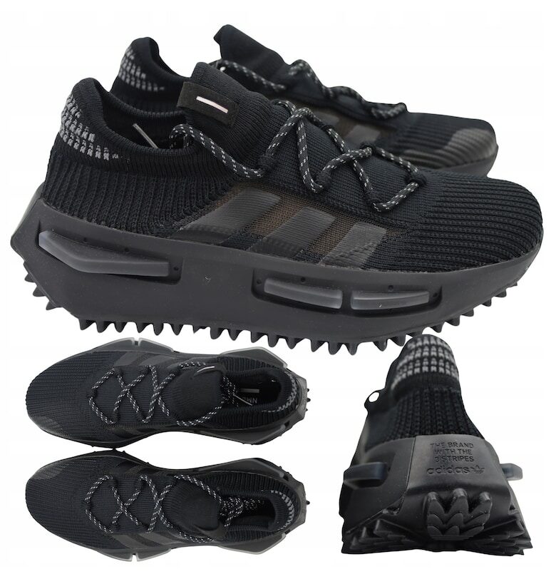 Мъжки спортни обувки -  Nmd_S1 Fz6381 - Дишащи и удобни - Омекотяващи - Висококачествени - Издръжливи - За различни повърхности - 46 - Черни adidas