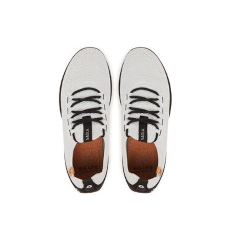 Мъжки спортни обувки - SAO2120 -  Синтетика - Бял Saola