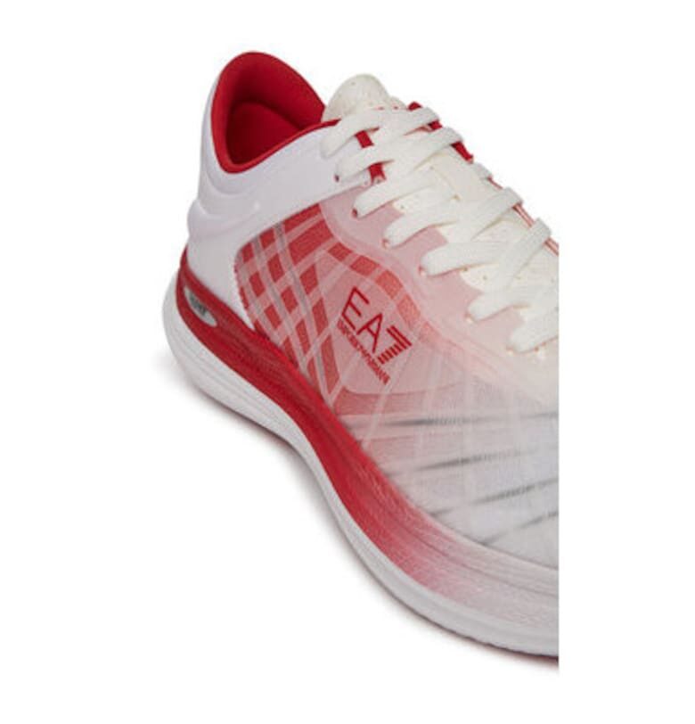 Мъжки спортни обувки - X8X243 XK440 -  Emporio Armani - Текстил - Бели - Бял EA7