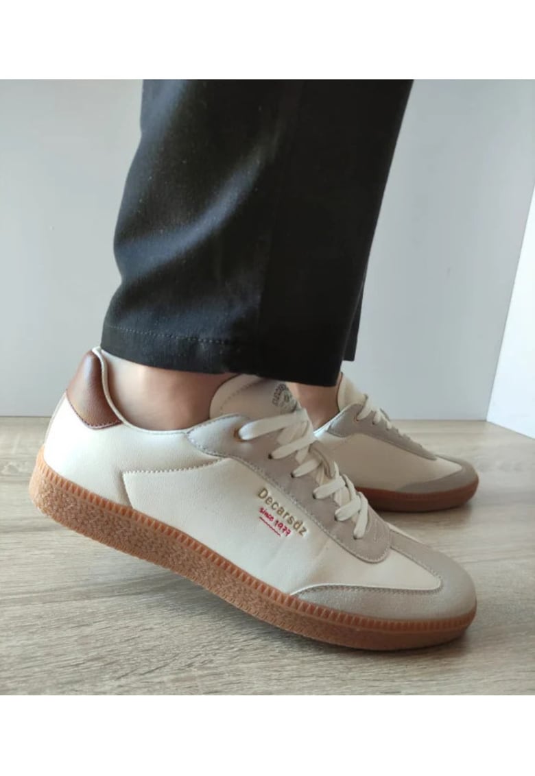 Мъжки спортни обувки Y223 Крем - Крем - Крем DECAR