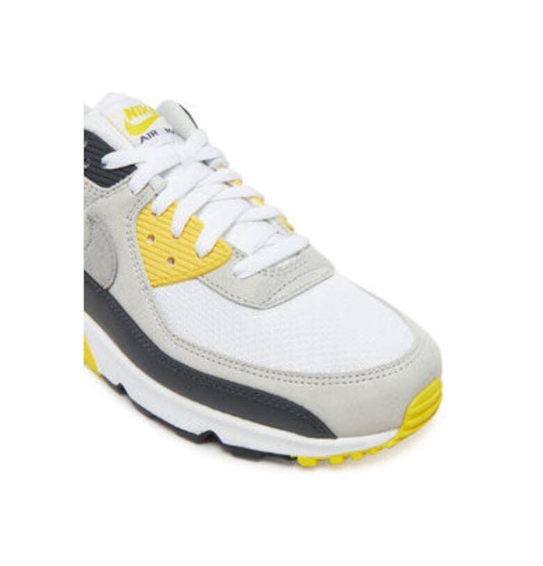 Мъжки спортни обувки  Естествена кожа - Бял/Сив/Жълт Nike