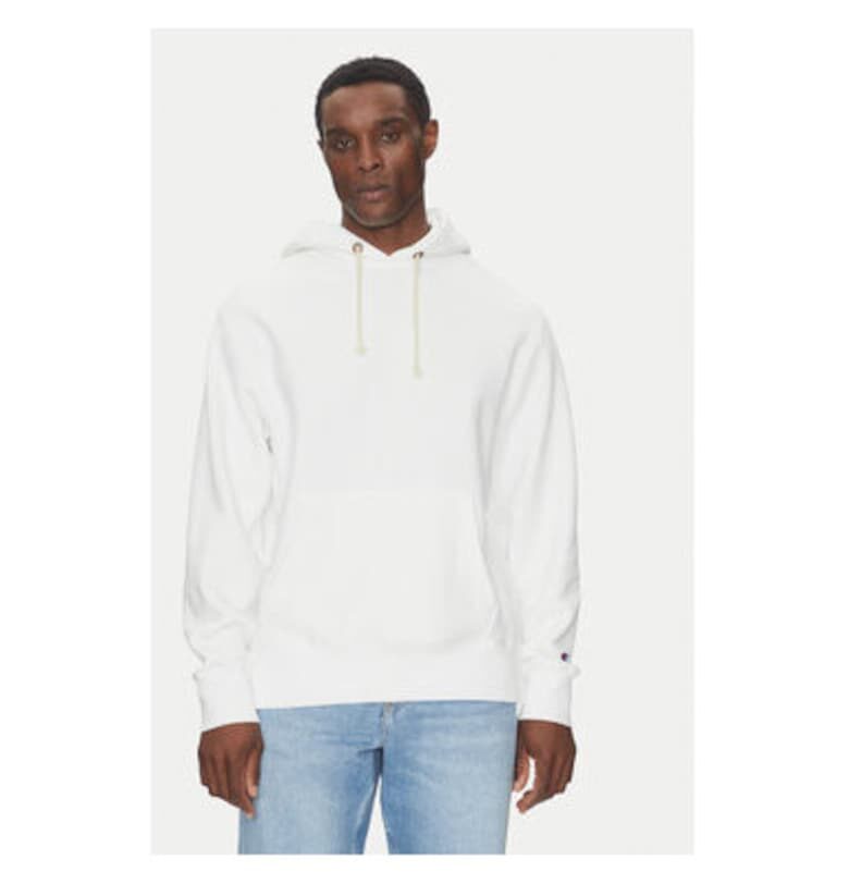 Мъжки суитшърт  220705 - памук/полиестер - бял - Бял Champion