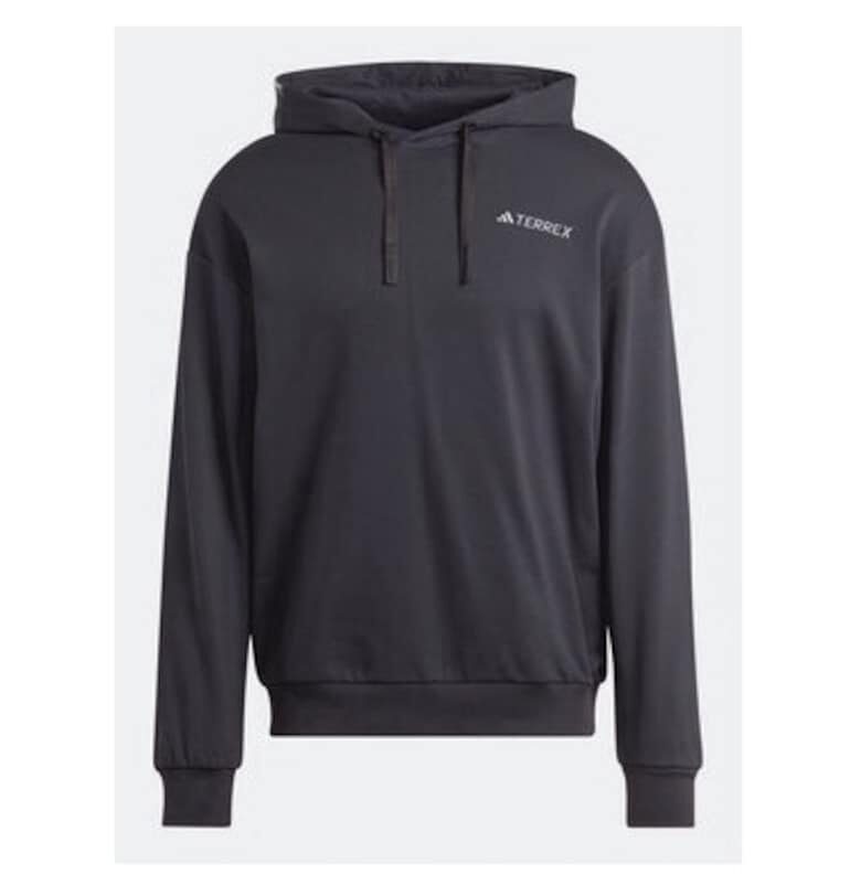 Мъжки суитшърт -  302527632 - Органичен памук - Черен adidas