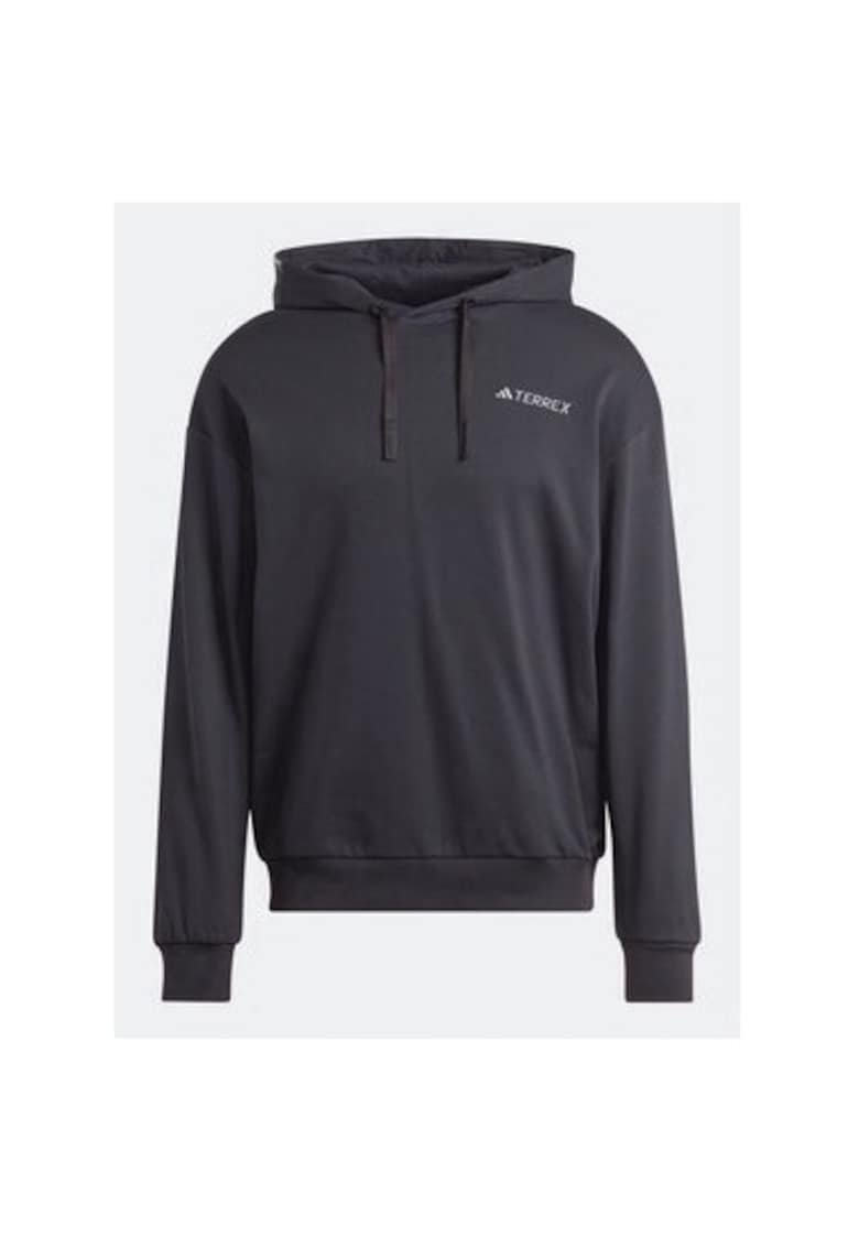 Мъжки суитшърт - 302527632 - Органичен памук - Черен adidas