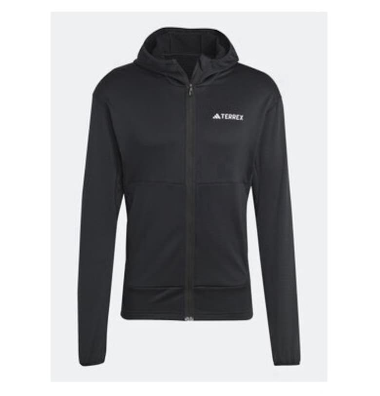 Мъжки суитшърт -  302830879 - Рециклиран полиестер - Черен adidas