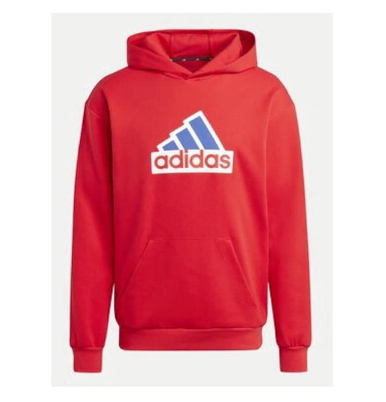 Мъжки суитшърт -  303552565 - Памук/Рециклиран полиестер - S INTL - Черен adidas