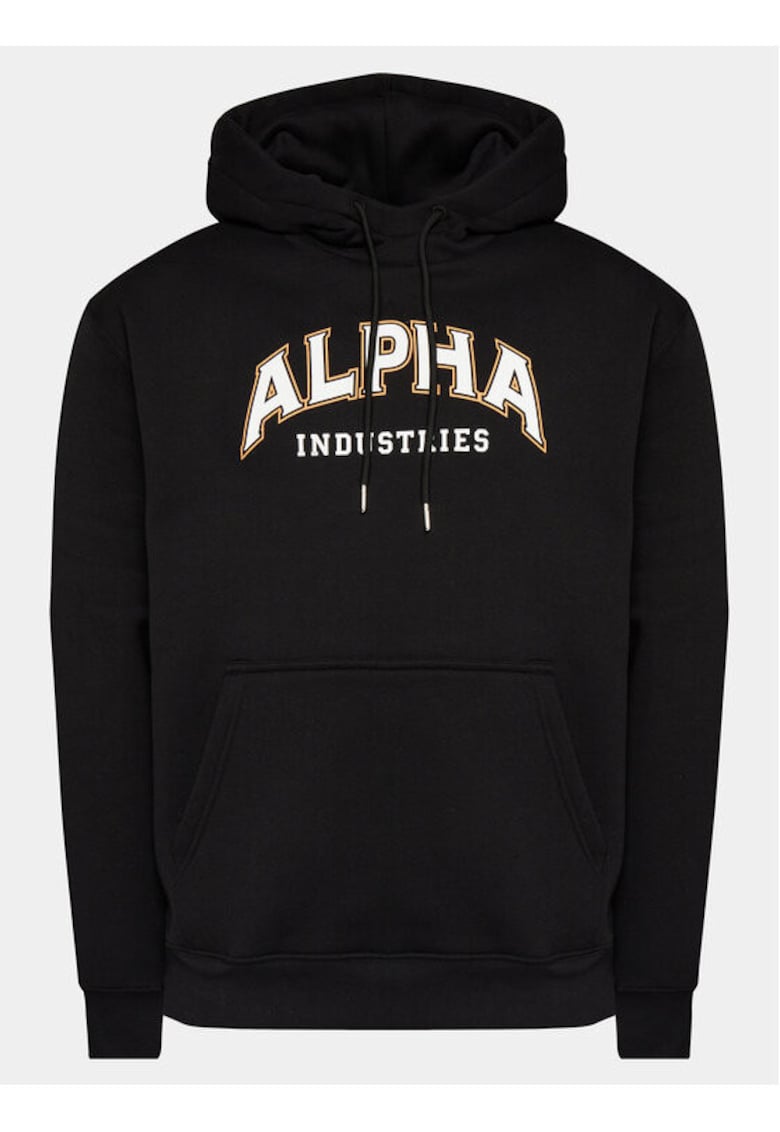 Мъжки суитшърт - 303863005 - Памук/Полиестер - Черен - Черен ALPHA INDUSTRIES