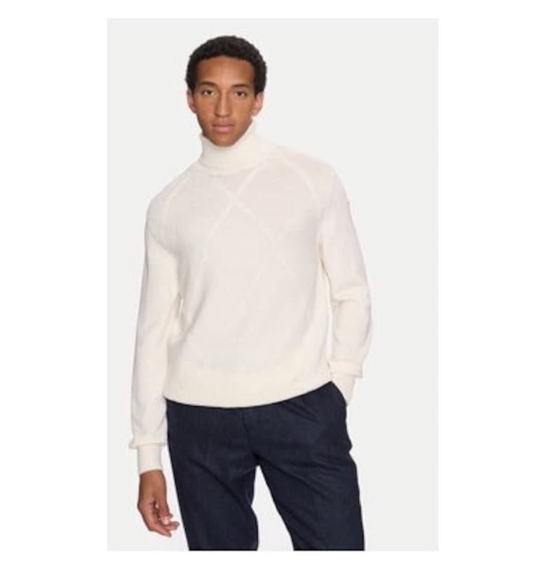 Мъжки суитшърт -  304174247 - Вълна - Бежов Paul Shark