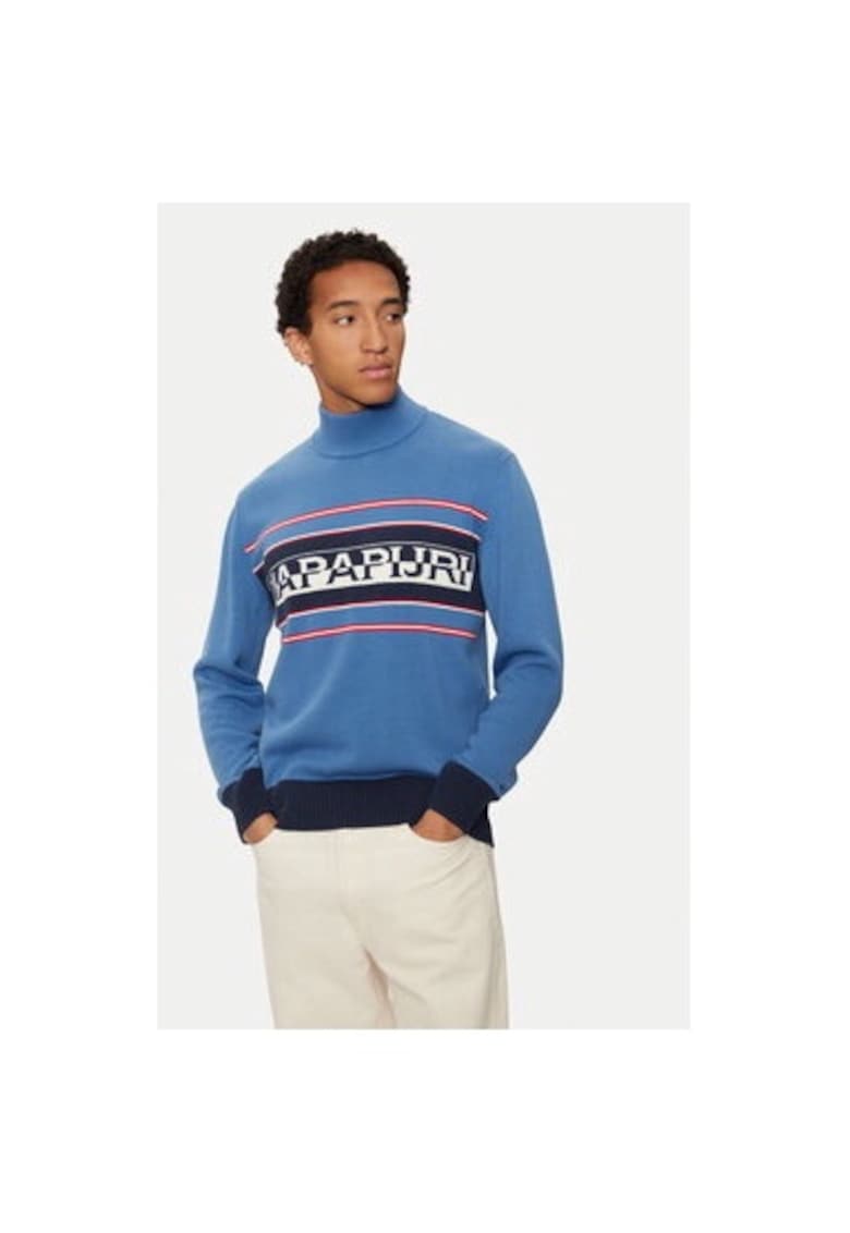 Мъжки суитшърт - 304196928 - Памук - Син Napapijri