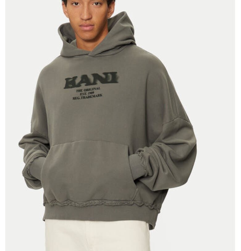 Мъжки суитшърт -  304488979 - Памук - Сив - Сив Karl Kani