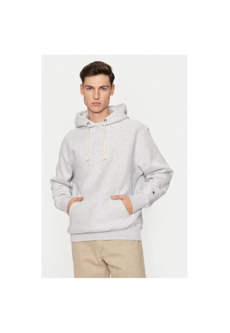 Мъжки суитшърт - 304700446 - Памук - Сив - Сив Champion