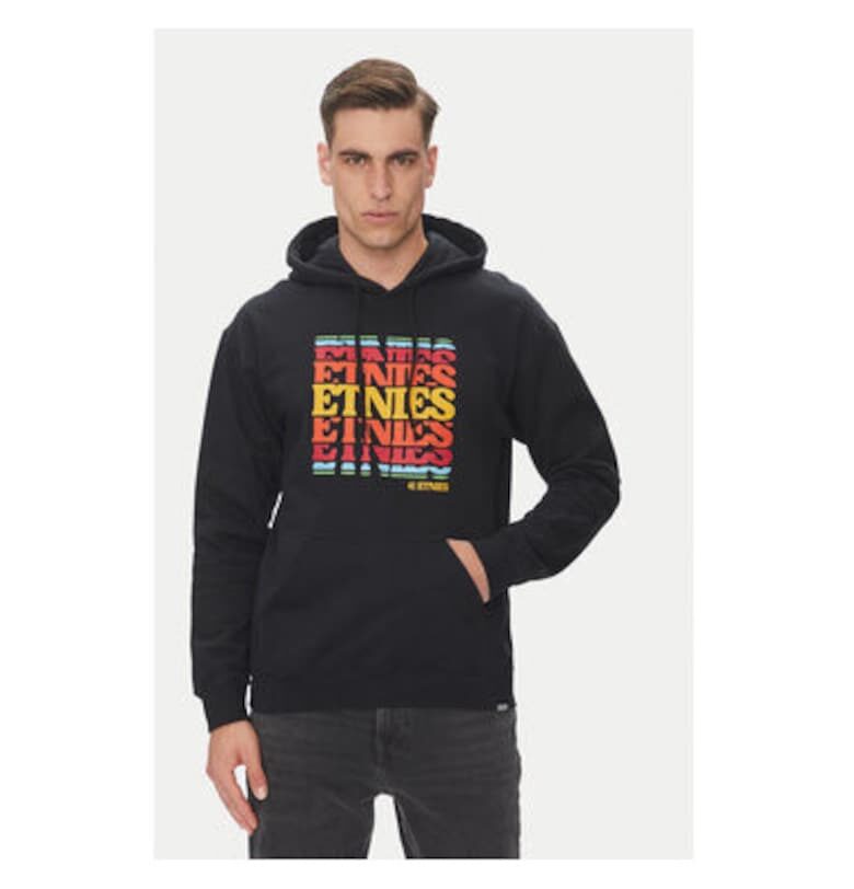 Мъжки суитшърт  4130004134 - памук/полиестер - черен - Черен etnies