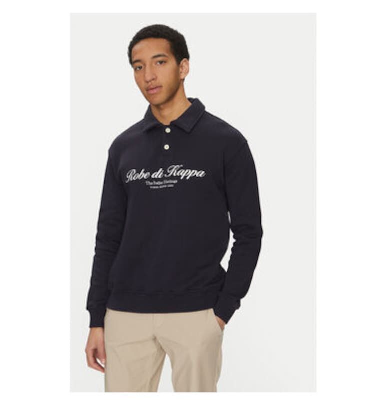 Мъжки суитшърт  631373W - Памук - Тъмносин - Тъмносин Robe Di Kappa