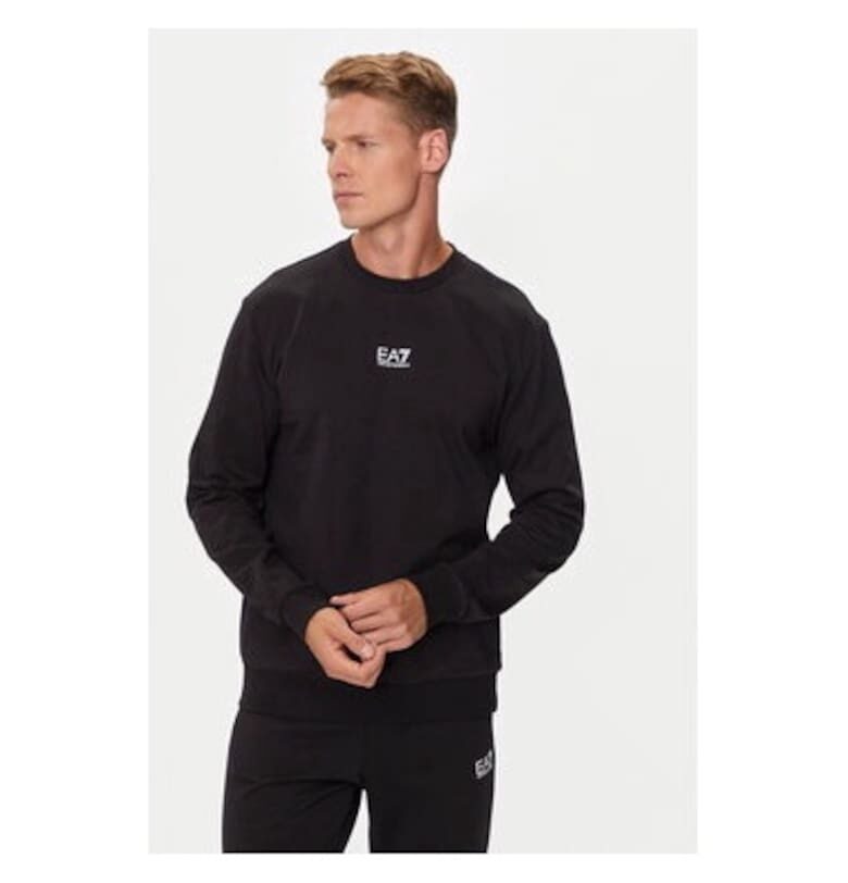 Мъжки суитшърт - Emporio Armani  304212802 - Памук - Черен - Черен EA7