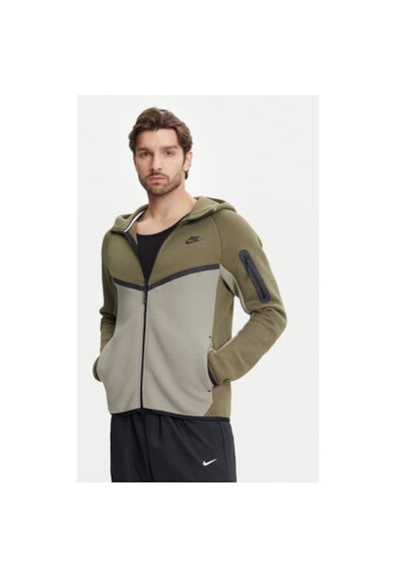 Мъжки суитшърт HV0949 - Памук/Полиестер - M INTL - Каки Nike
