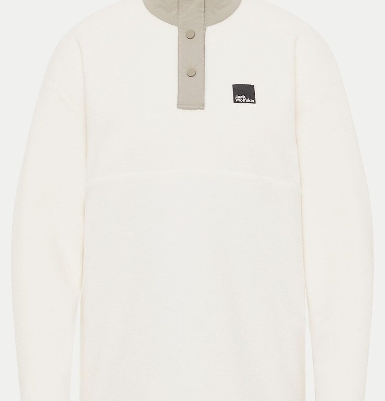 Мъжки суитшърти -  A64110 5127 - полиестер/полиамид - кремав Jack Wolfskin