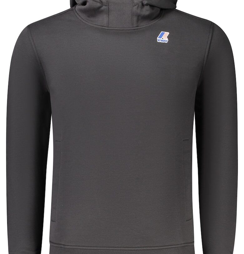 Мъжки суичър -  29% памук - 71% полиестер - черен - K3123QWLEVRAIDURANCE K-Way