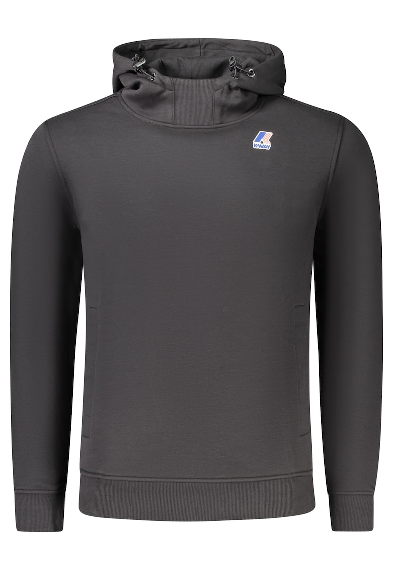 Мъжки суичър - 29% памук - 71% полиестер - черен - K3123QWLEVRAIDURANCE K-Way