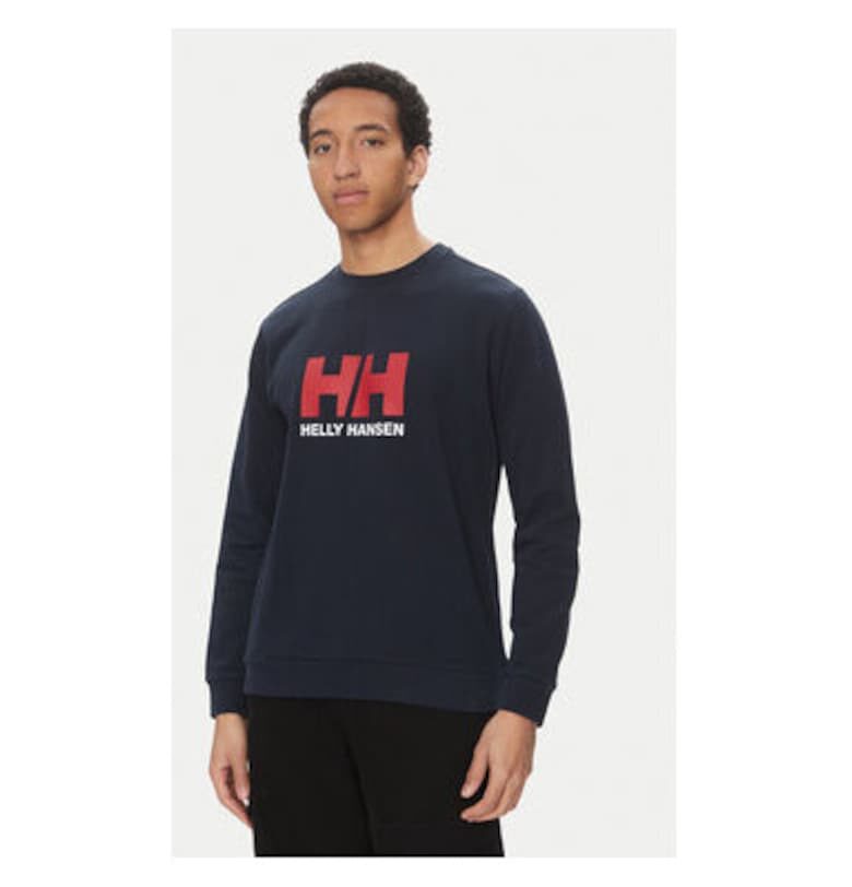 Мъжки суичър  30395 - органичен памук - тъмносин - Тъмносин Helly Hansen