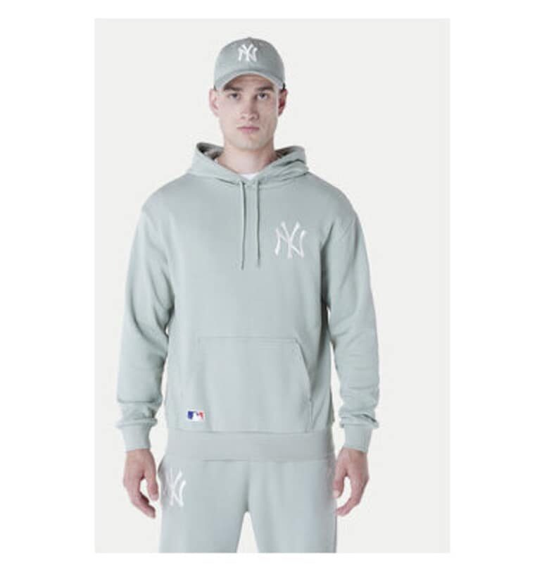 Мъжки суичър  60596175 - памук/полиестер - зелен New Era