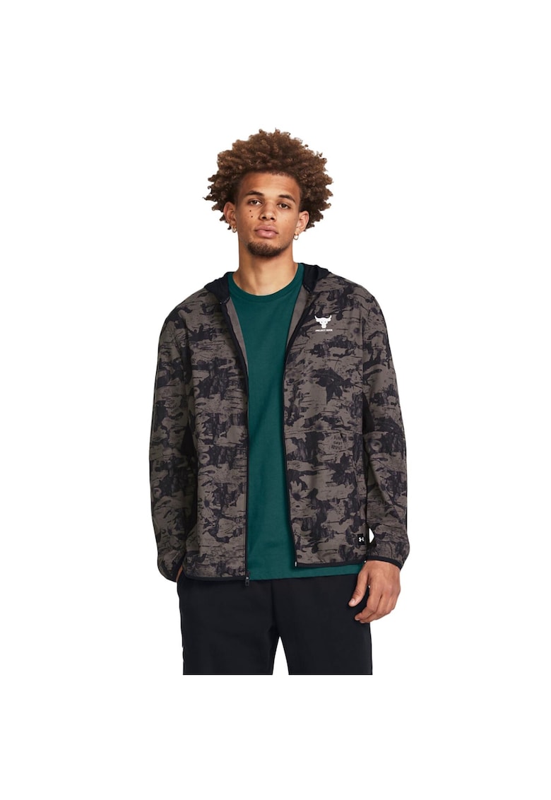 Мъжки суичър - Полиестер - Кафяв - Кафяв Under Armour