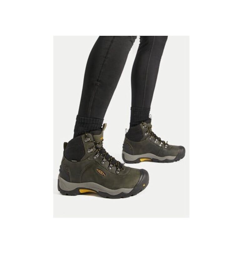 Мъжки трекинг обувки  197978458 - Синтетични - Сив - Сив Keen