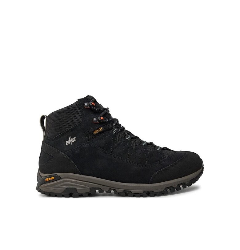 Мъжки трекинг обувки -  27780 - Естествена кожа - Черни Lomer