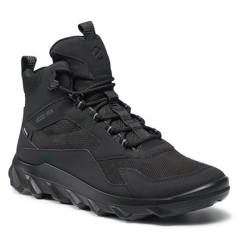 Мъжки трекинг обувки -  текстил - черен - Ecco