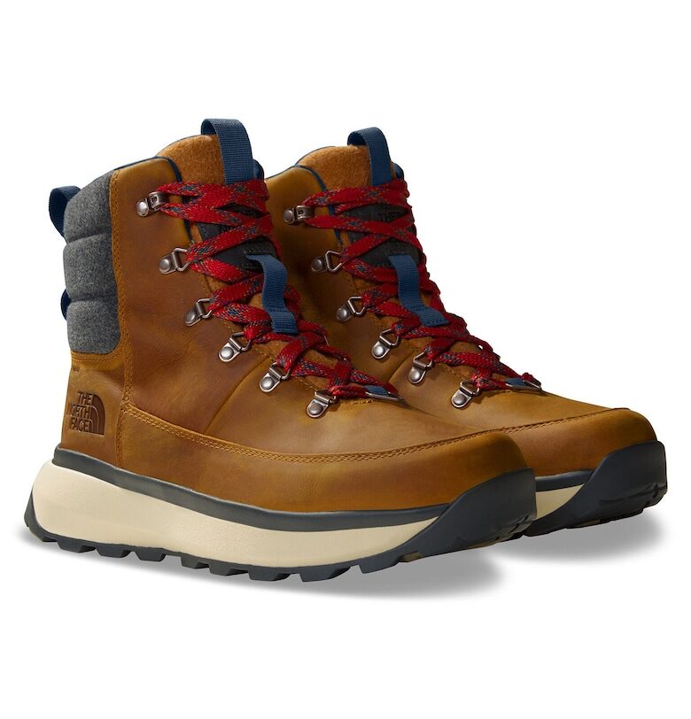 Мъжки туристически обувки  NF0A8A9M8O11 - естествена кожа - Кафяв The North Face