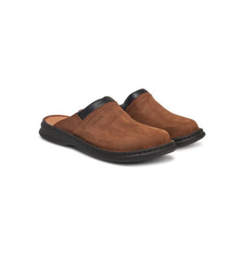 Мъжки чехли  10663 - Естествена кожа - Кафяви - Кафяв Josef Seibel