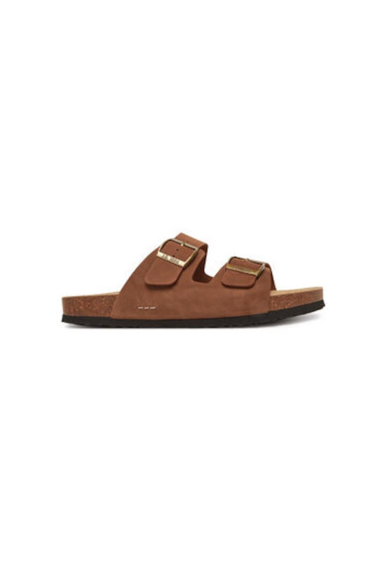 Мъжки чехли 14301 - Естествена кожа - Кафяви - Кафяв Josef Seibel