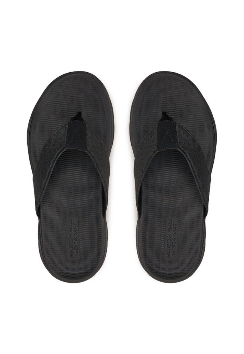 Мъжки чехли - 303650 - текстил - черни - Черен Skechers