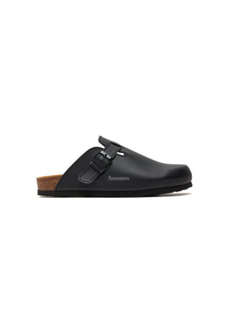 Мъжки чехли Dr. Brinkmann - 600140 - Екокожа - Черни - Черен DrBrinkmann