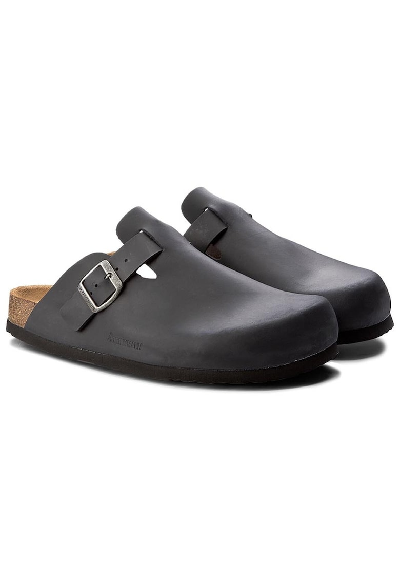 Мъжки чехли Dr. Brinkmann - 600389 - естествена кожа - тъмносиньо - Тъмносин DrBrinkmann