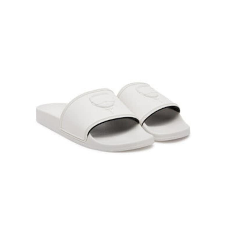 Мъжки чехли  KL70009A - синтетични - 46 EU - бели Karl Lagerfeld