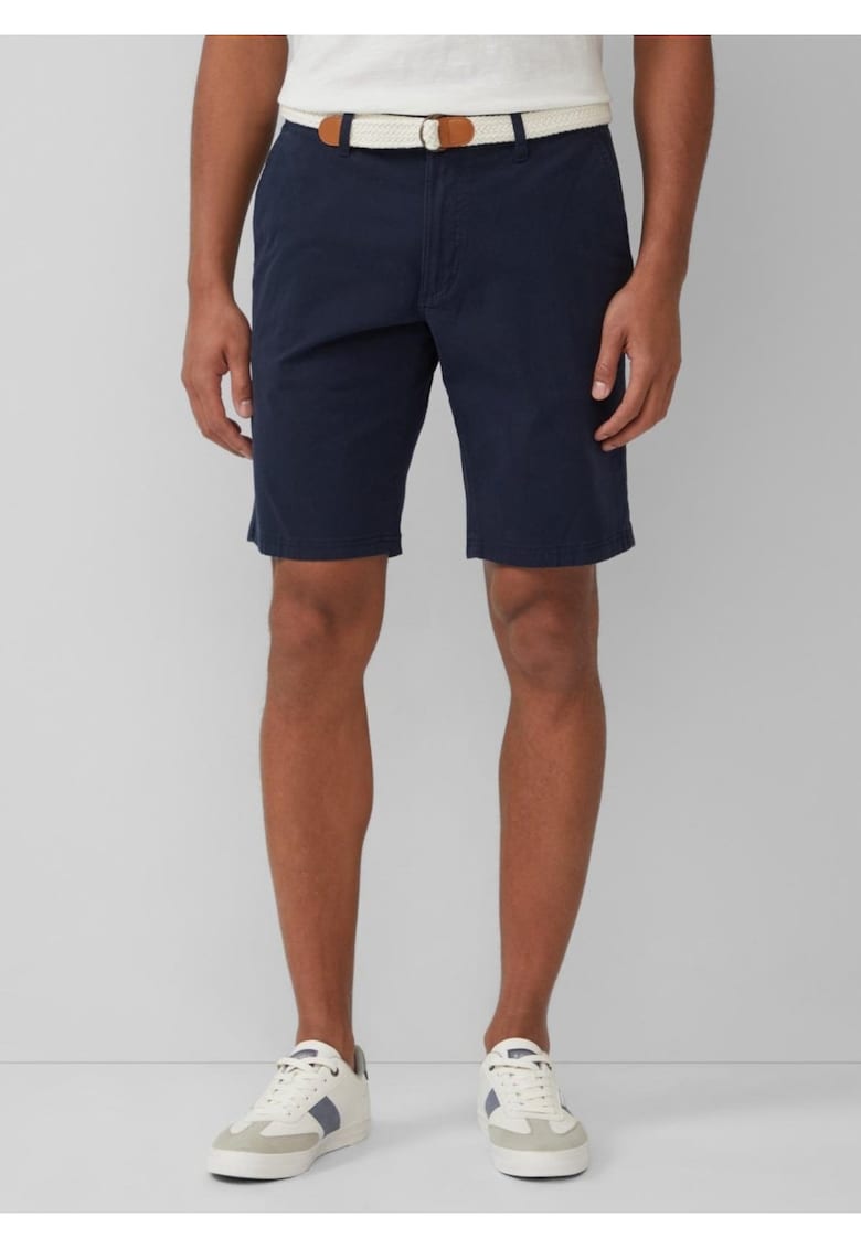 Мъжки чино шорти Phoenix със средна талия и стандартна кройка - тъмносин sOliver