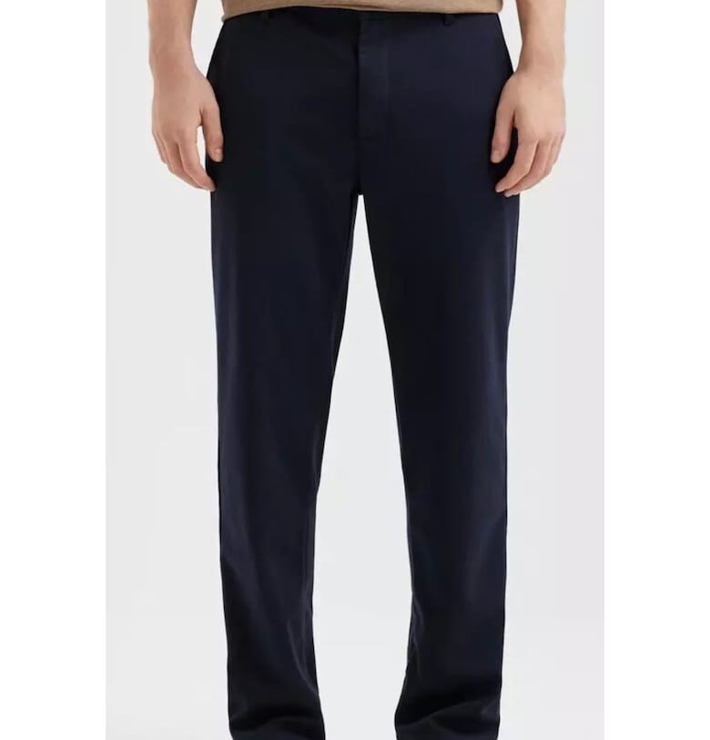 Мъжки чинос панталон Q/S от s.Oliver - джогър от джърси - Тъмно морско синьо QS