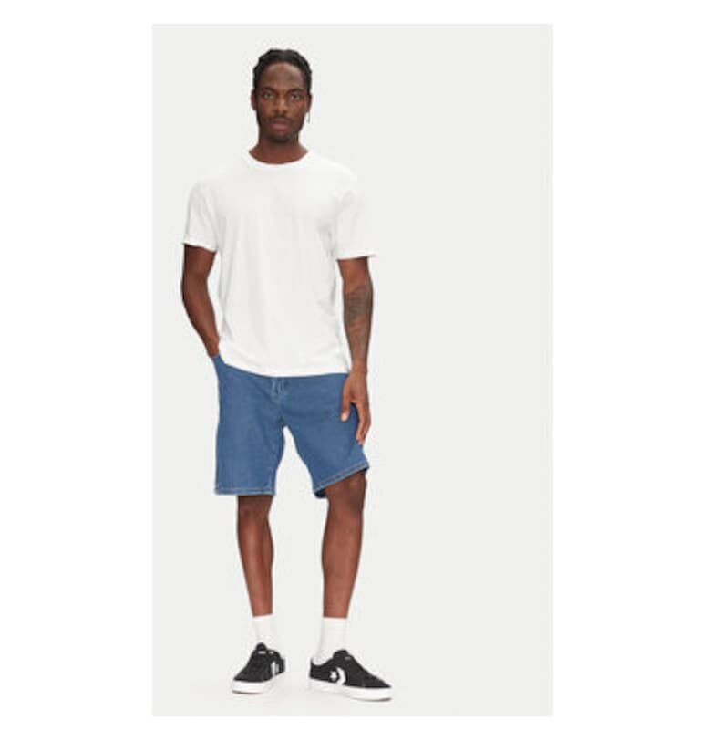 Мъжки шорти  112362493 - Дънкови - памук - син - Син Wrangler