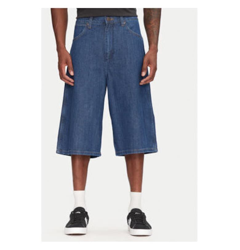 Мъжки шорти  112362550 - Дънкови - памук - син - Син Wrangler