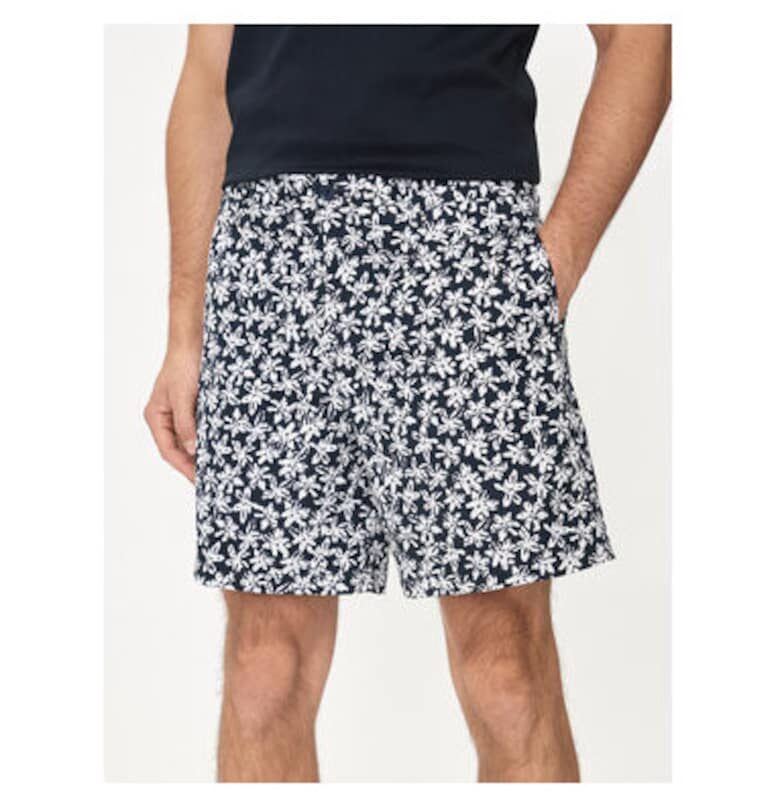 Мъжки шорти -  303674953 - Памук - Син - Син BOSS