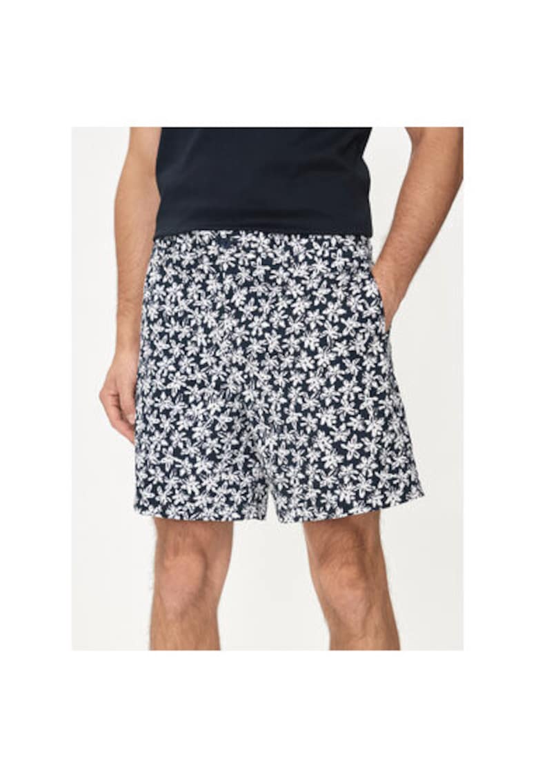 Мъжки шорти - 303674953 - Памук - Син - Син BOSS