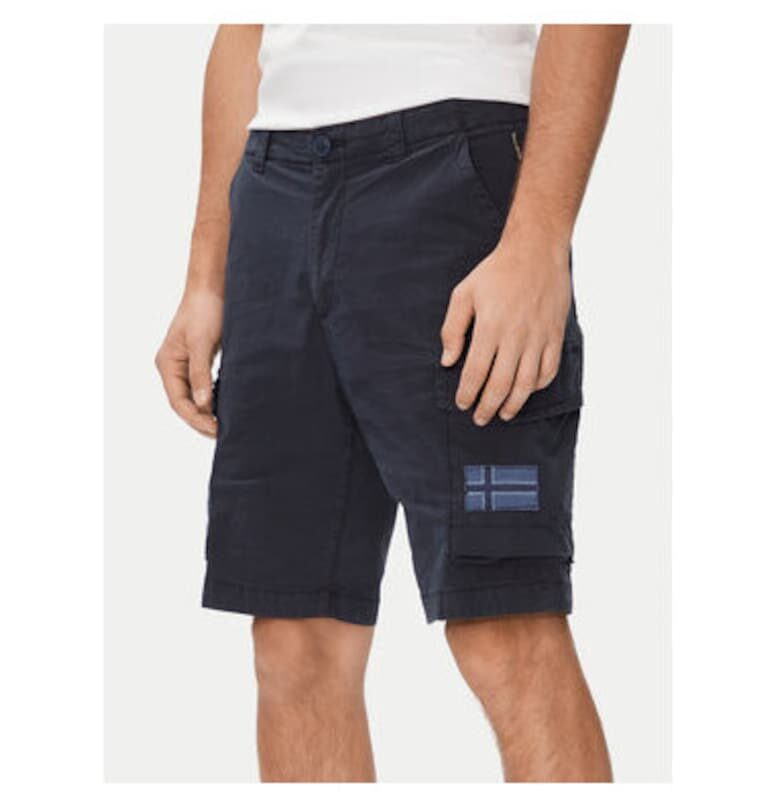 Мъжки шорти -  303756451 - Памук - Син - Син Napapijri