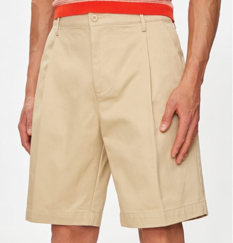 Мъжки шорти -  303787073 - Памук - Бежов - Бежов United Colors of Benetton