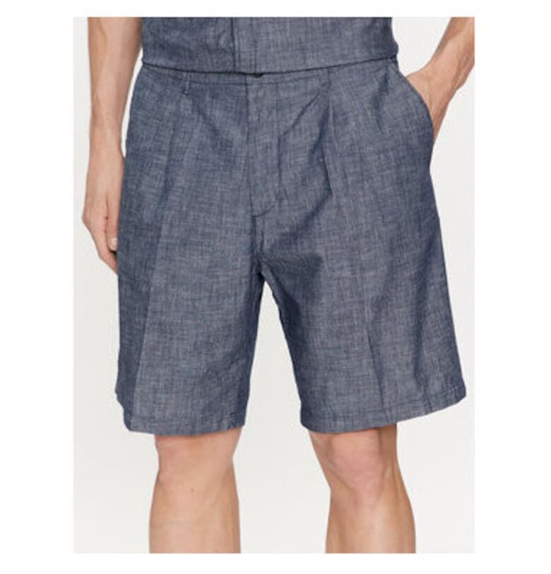 Мъжки шорти -  303787097 - Памук - Син - Син United Colors of Benetton